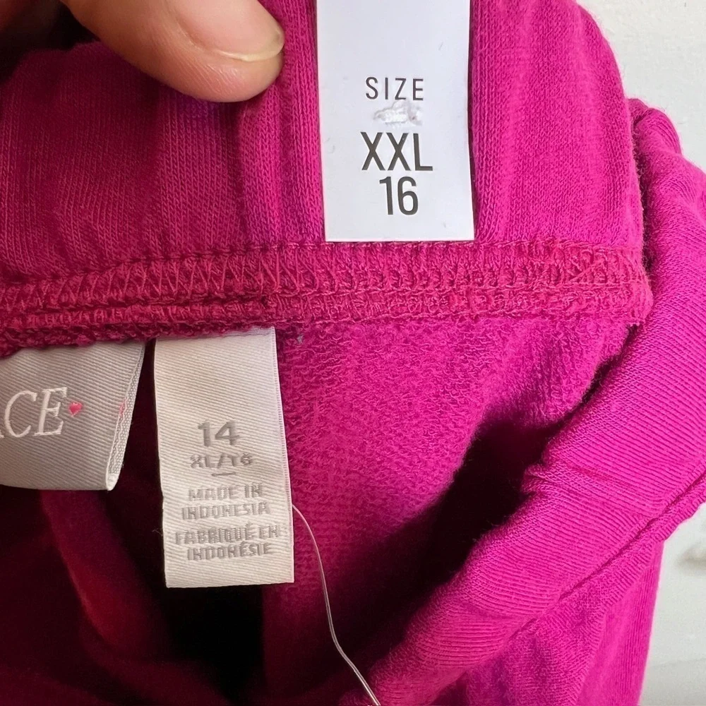The Children’s Place NWT Girls Raspberry Pink Sweatpants XL Casual School